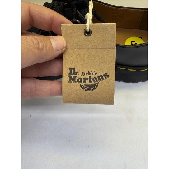 Dr. Martens Ramsey Smooth Leather Creepers Black Shoes - Women's Sz 6 - NWOB - Picture 12 of 13